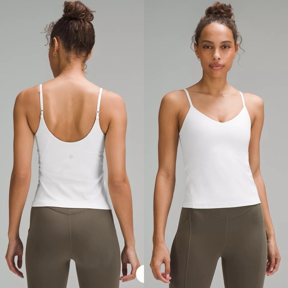 NWT lululemon Align™ Waist-Length Cami Tank Top A/B Cup White Size 6